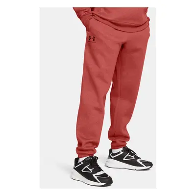 Pantalon de jogging Under Armour Icon Fleece pour homme Earthen Orange Light Heather / Earthen O