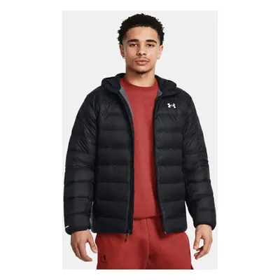 Veste en duvet à capuche Under Armour Legend pour homme Noir / Noir / Blanc XL