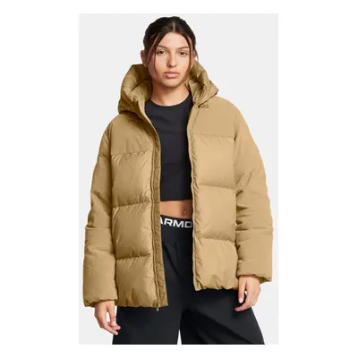 Veste en duvet oversize en velours côtelé Under Armour Limitless pour femme Camel / Camel L