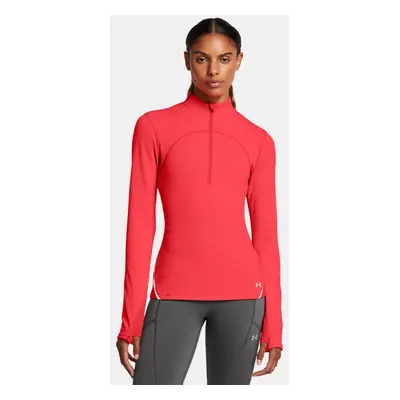 Haut ½ zip pour temps froid Under Armour Vanish pour femme Racer Rouge / réfléchissant L