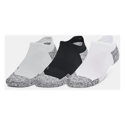 Chaussettes invisibles Under Armour ArmourDry™ Pro unisexes (lot de 3 paires) Noir / Blanc / Cas