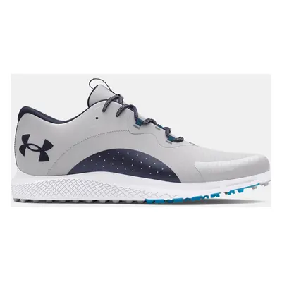 Chaussure de golf sans pointes Under Armour Charged Draw 2 pour homme Halo Gris / Capri / Midnig