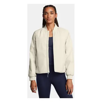 Blouson d'aviateur isolant Under Armour Unstoppable pour femme Summit Blanc / Summit Blanc L