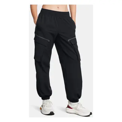 Pantalon cargo Under Armour Unstoppable pour femme Noir / Noir L