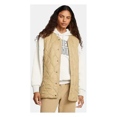 Veste sans manches Under Armour Diamond pour femme Camel / Camel S