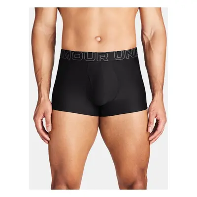 Boxer Under Armour Performance Tech™ 8 cm Boxerjock® pour homme (lot de 3) Noir / Noir / Castler