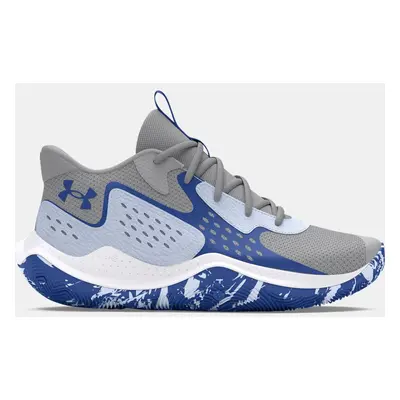 Chaussure de basket Under Armour Jet '23 unisexe Mod Gris / Nimbus Bleu / Tech Bleu 44.5