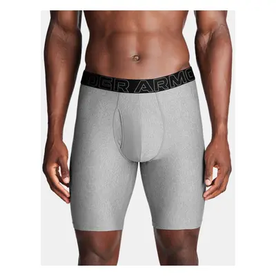 Boxer Under Armour Performance Tech™ 23 cm Boxerjock® pour homme (lot de 3) Acier Full Heather /