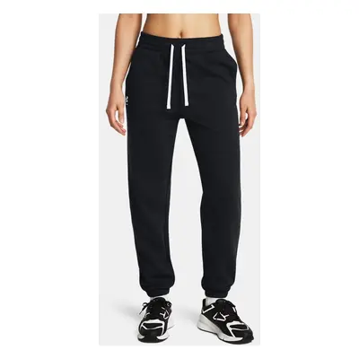 Pantalon de jogging Under Armour Rival Terry pour femme Noir / Noir / Blanc XS