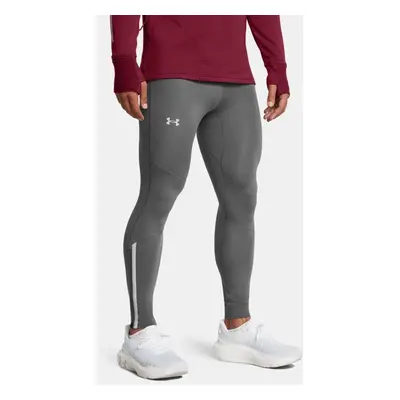 Legging pour temps froid Under Armour Launch Elite pour homme Castlerock / réfléchissant / réflé