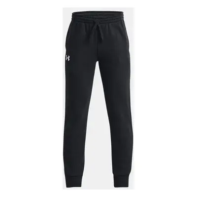 Pantalon de jogging Under Armour Rival Fleece pour garçon Noir / Blanc YLG (149 - 160 cm)