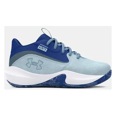 Chaussure de basket Pre-School Under Armour Lockdown 7 Nimbus Bleu / Tech Bleu / Horizon Bleu 33