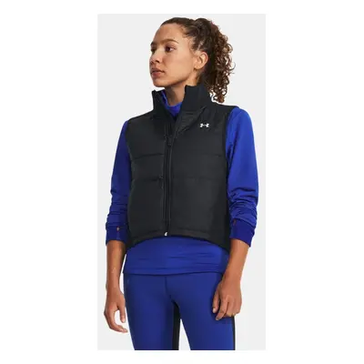 Veste sans manches isolante Under Armour Storm Session Run pour femme Noir / réfléchissant L