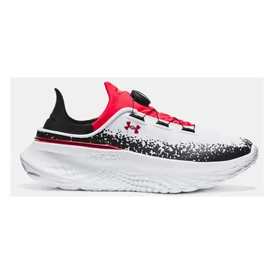 Chaussure de running Under Armour SlipSpeed™ Mega unisexe Blanc / Noir / Rouge 35.5