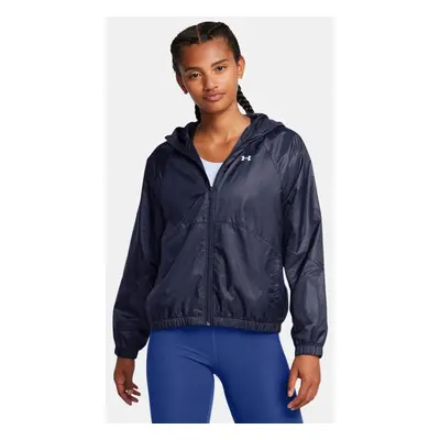 Coupe-vent Under Armour Rival Sport pour femme Midnight Bleu Marine / Blanc M