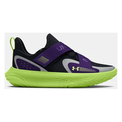 Chaussure de basket Under Armour FUTR X 4 Start Of Season unisexe Noir / Mauve / Morph Vert 40.5