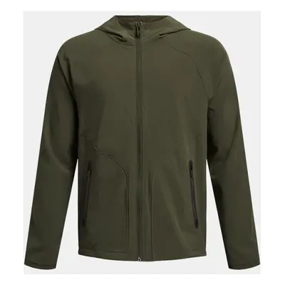 Veste entièrement zippée Under Armour Unstoppable pour garçon Marine OD Vert / Noir YSM (127 - 1