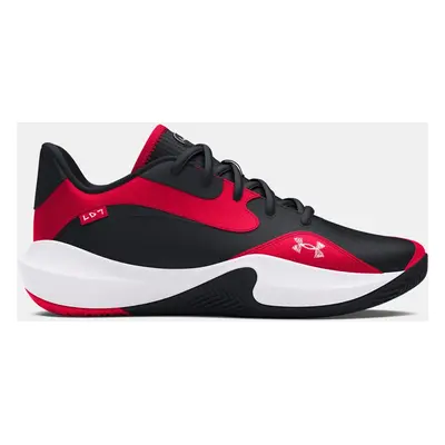 Chaussure de basket basse Under Armour Lockdown 7 unisexe Rouge / Noir / Blanc 44.5