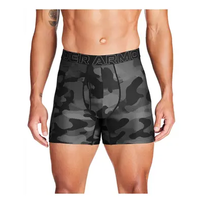 Boxer Under Armour Performance Tech™ Boxerjock® 16 cm pour homme Noir / Noir / Castlerock XXL