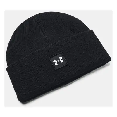 Bonnet à revers Under Armour Halftime Shallow pour homme Noir / Blanc TAILLE UNIQUE