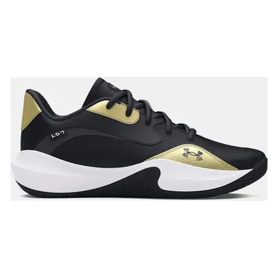 Chaussure de basket basse Under Armour Lockdown 7 unisexe Noir / Metallique Or / Noir 44.5