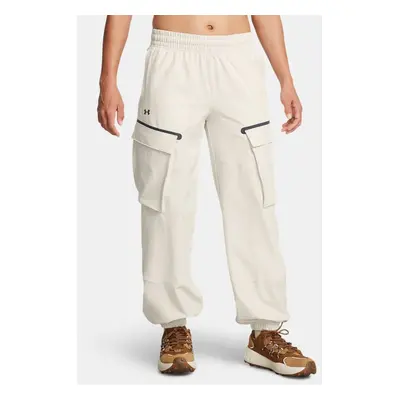 Pantalon cargo Under Armour Unstoppable pour femme Summit Blanc / Noir L