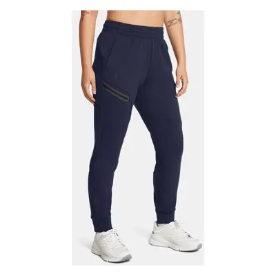 Pantalon de jogging Under Armour Unstoppable Fleece pour femme Midnight Bleu Marine / Noir M