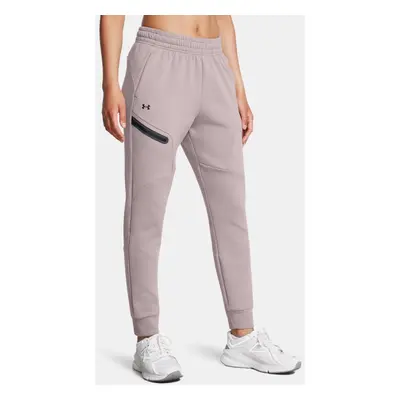 Pantalon de jogging Under Armour Unstoppable Fleece pour femme Tetra Gris / Noir XXL