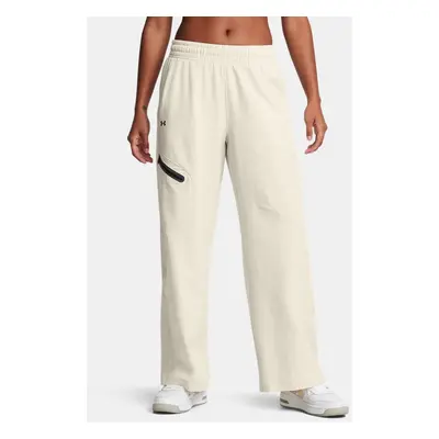 Pantalon ample Under Armour Unstoppable Woven pour femme Summit Blanc / Noir XS