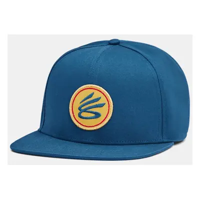 Casquette Curry Flat Brim Snapback pour homme Varsity Bleu / Varsity Bleu TAILLE UNIQUE