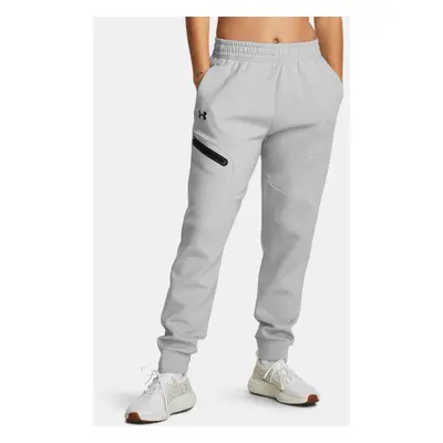 Pantalon de jogging Under Armour Unstoppable Fleece pour femme Mod Gris / Noir M