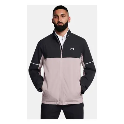 Veste de pluie Under Armour Drive pour homme Noir / Tetra Gris / Metallique Argent L