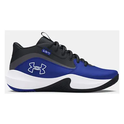 Chaussure de basket Grade School Under Armour Lockdown 7 Team Royal / Noir / Blanc 36