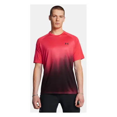 Haut à manches courtes à dégradé Under Armour Tech™ pour homme Racer Rouge / Noir S