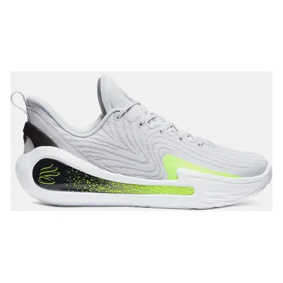 Chaussure de basket Curry 12 unisexe Halo Gris / Noir / High Vis Jaune 37.5