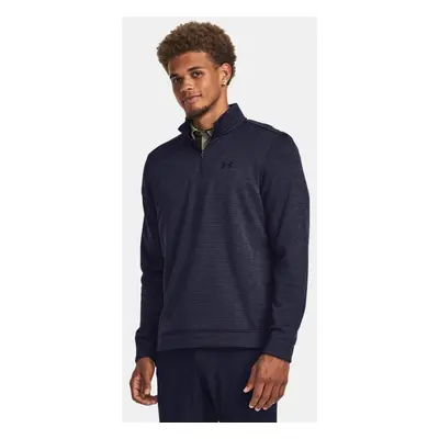 Haut ¼ zip Under Armour Storm SweaterFleece pour homme Midnight Bleu Marine / Midnight Bleu Mari