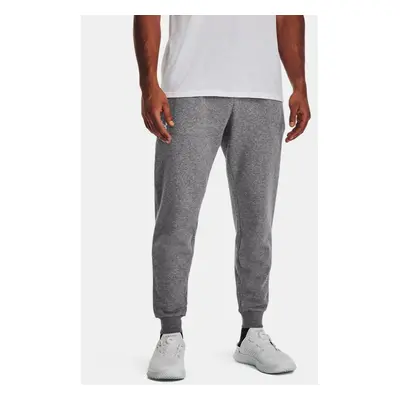 Pantalon de jogging Under Armour Rival Fleece pour homme Castlerock Light Heather / Blanc S