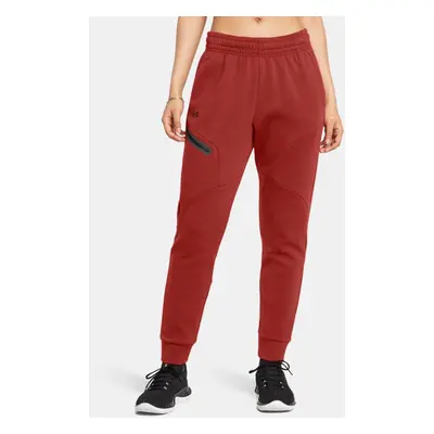 Pantalon de jogging Under Armour Unstoppable Fleece pour femme Earthen Orange / Noir XXL