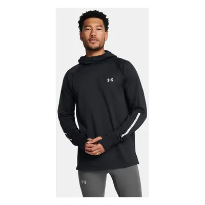 Sweat à capuche style plongeur pour temps froid Under Armour Launch Elite pour homme Noir / réfl