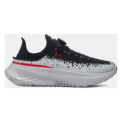 Chaussure de running Under Armour SlipSpeed™ Mega unisexe Noir / Mod Gris / Rouge 36