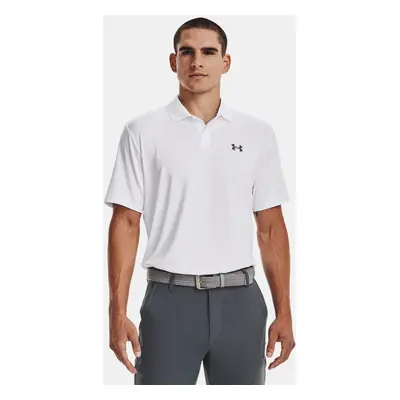 Polo Under Armour Matchplay pour homme Blanc / Pitch Gris L