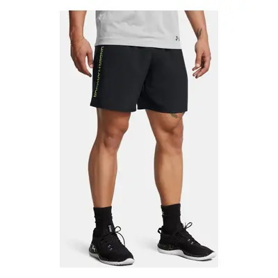 Short Under Armour Tech™ Woven Wordmark pour homme Noir / Morph Vert S