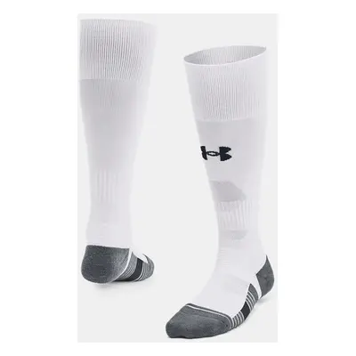 Chaussettes au-dessus du mollet Under Armour Magnetico pour enfant Blanc / Pitch Gris / Noir M