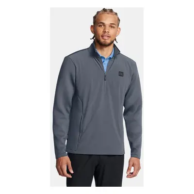 Haut ½ zip Under Armour Drive Pro Storm Hybrid pour homme Downpour Gris / Metallique Argent L