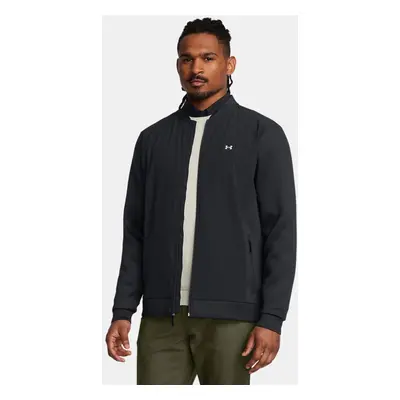 Veste entièrement zippée Under Armour Drive Pro Storm Hybrid pour homme Noir / Metallique Argent