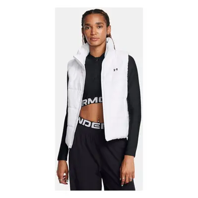 Veste sans manches isolante Under Armour Lightweight pour femme Blanc / Noir L