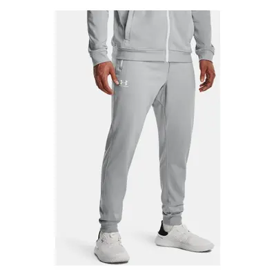 Pantalon de jogging Under Armour Sportstyle pour homme Mod Gris / Blanc XXL