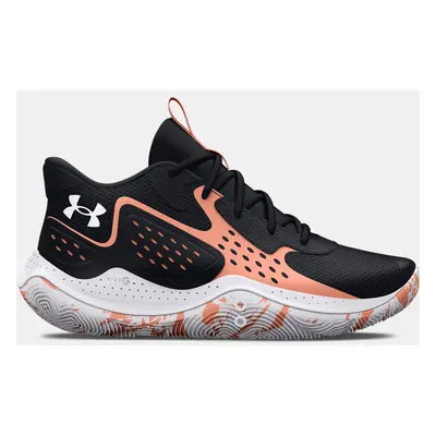 Chaussure de basket Under Armour Jet '23 unisexe Noir / Bubble Peach / Blanc 44.5