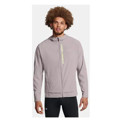 Veste Under Armour OutRun The Storm pour homme Tetra Gris / Morph Vert / réfléchissant XL