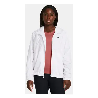 Coupe-vent Under Armour Rival Sport pour femme Blanc / Noir L